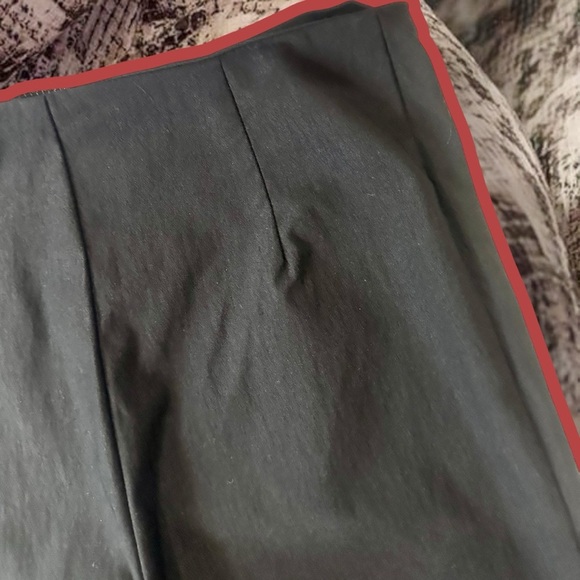 Joseph Ribkoff Black Ponte Crepe Zip Front Stretch Straight Leg Pants Size 10 - Picture 10 of 11